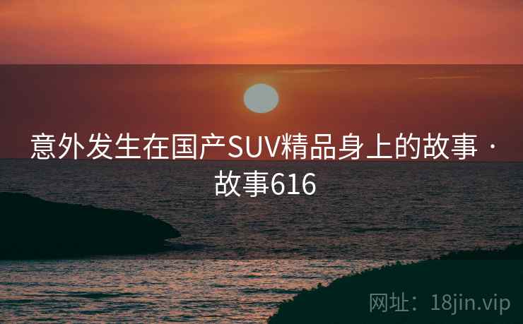 意外发生在国产SUV精品身上的故事 · 故事616 第2张 意外发生在国产SUV精品身上的故事 · 故事616 第2张